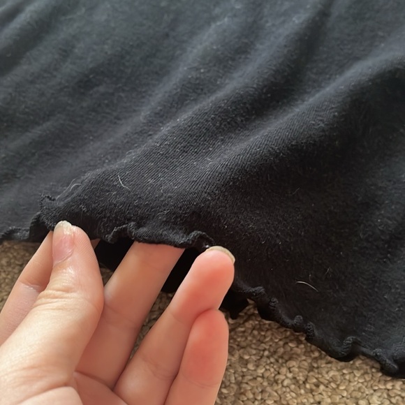 BRANDY off shoulder black shirt - Picture 2 of 2